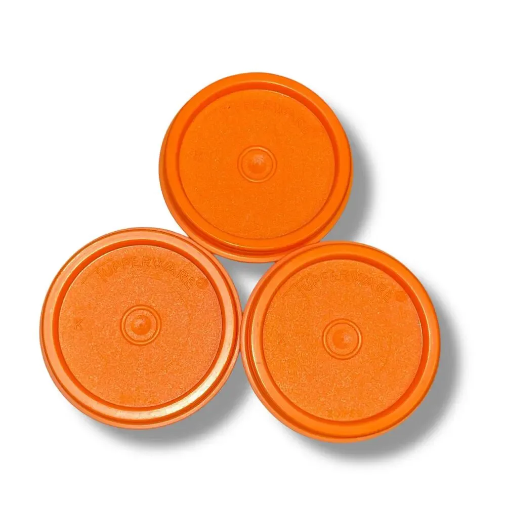Tupperware 201 Orange Midget Seal Lid Replacement 2.25